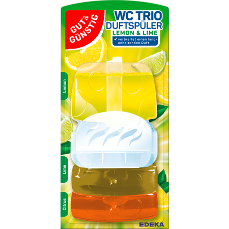 G&G WC Trio Lemon & Lime Zawieszka WC 3  x 55 ml