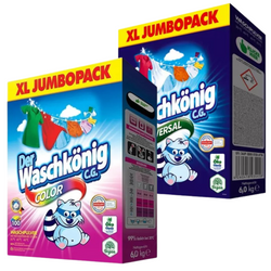 Der Waschkonig Proszek Color i Universal 2x6 kg