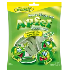 Woogie Apfel Saure Ringe Żelki 250 g